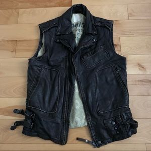 Vintage Diesel Leather Vest